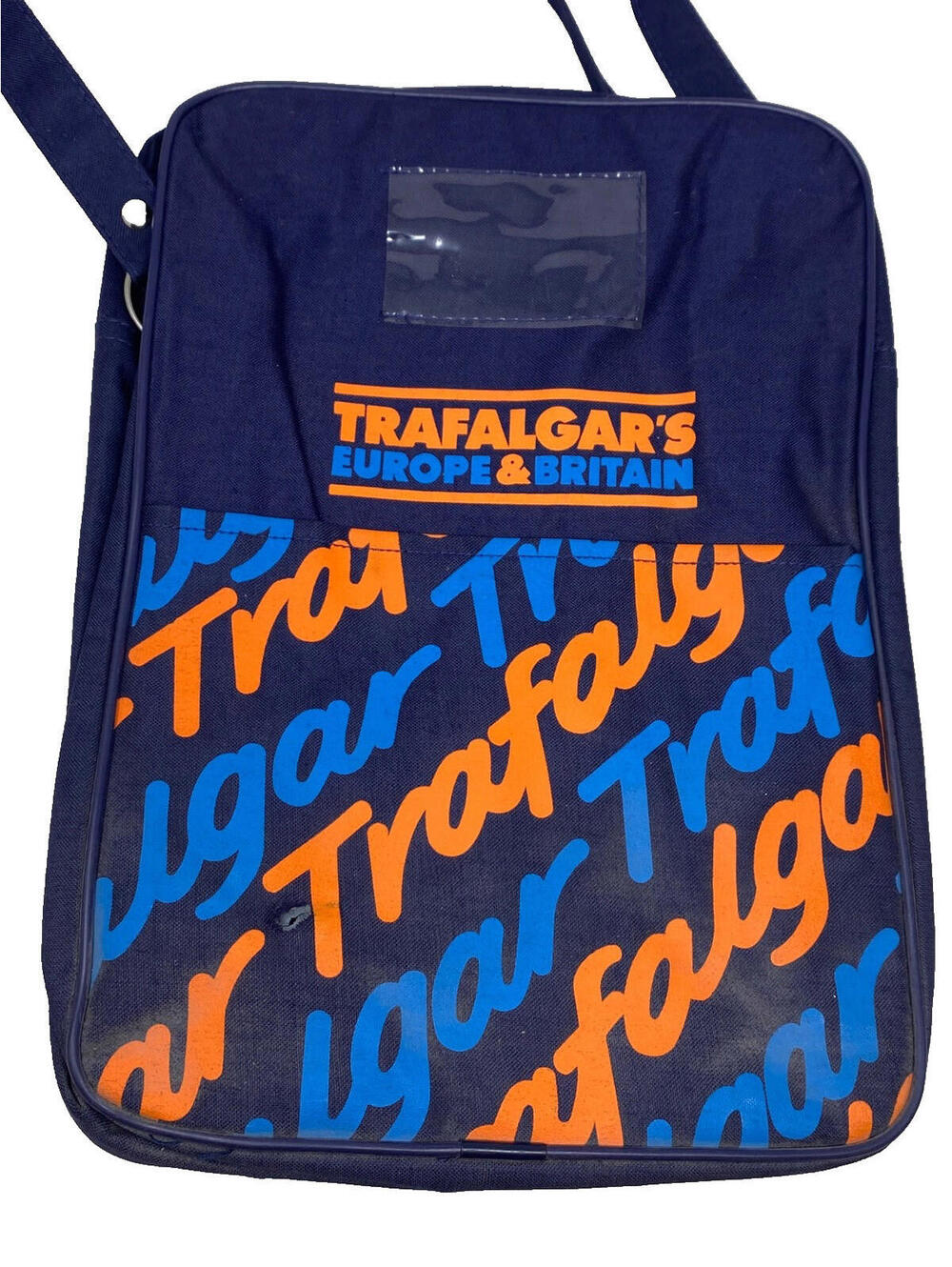 Vintage Trafalgar’s Europe & Britain Tote Bag - Purse Carry All Travel Case
